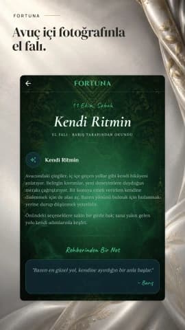 Fortuna: Palm reading